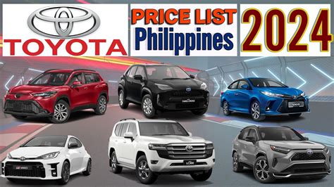 Toyota Diesel Cars Philippines, Price list 2024 & Specs .